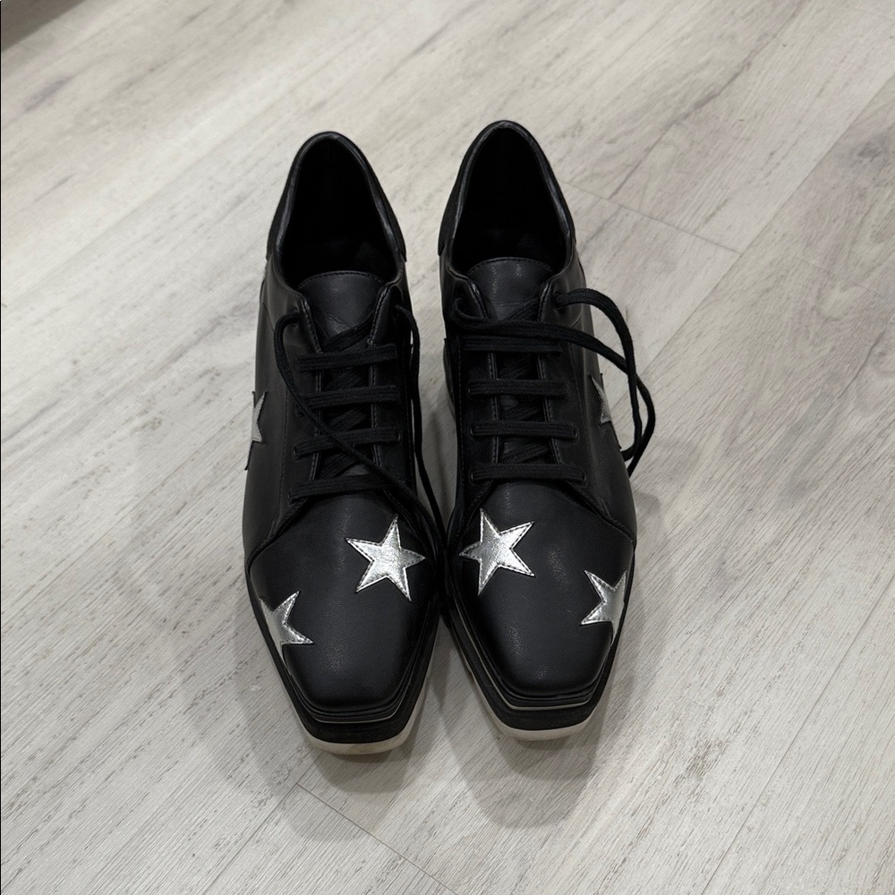 Stella McCartney Black Shoes with Silver Accents